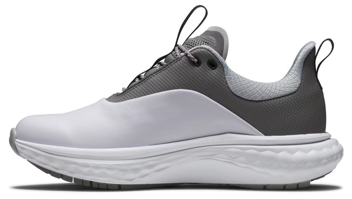 FootJoy Quantum Leather dames golfschoenen, wit/grijs