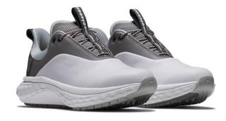 FootJoy Quantum Leather dames golfschoenen, wit/grijs
