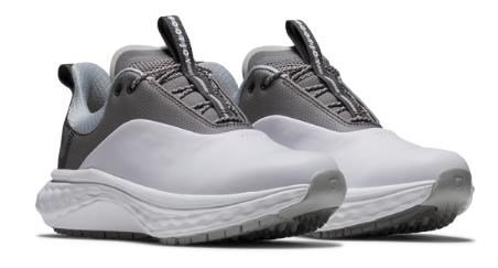 FootJoy Quantum Leather dames golfschoenen, wit/grijs