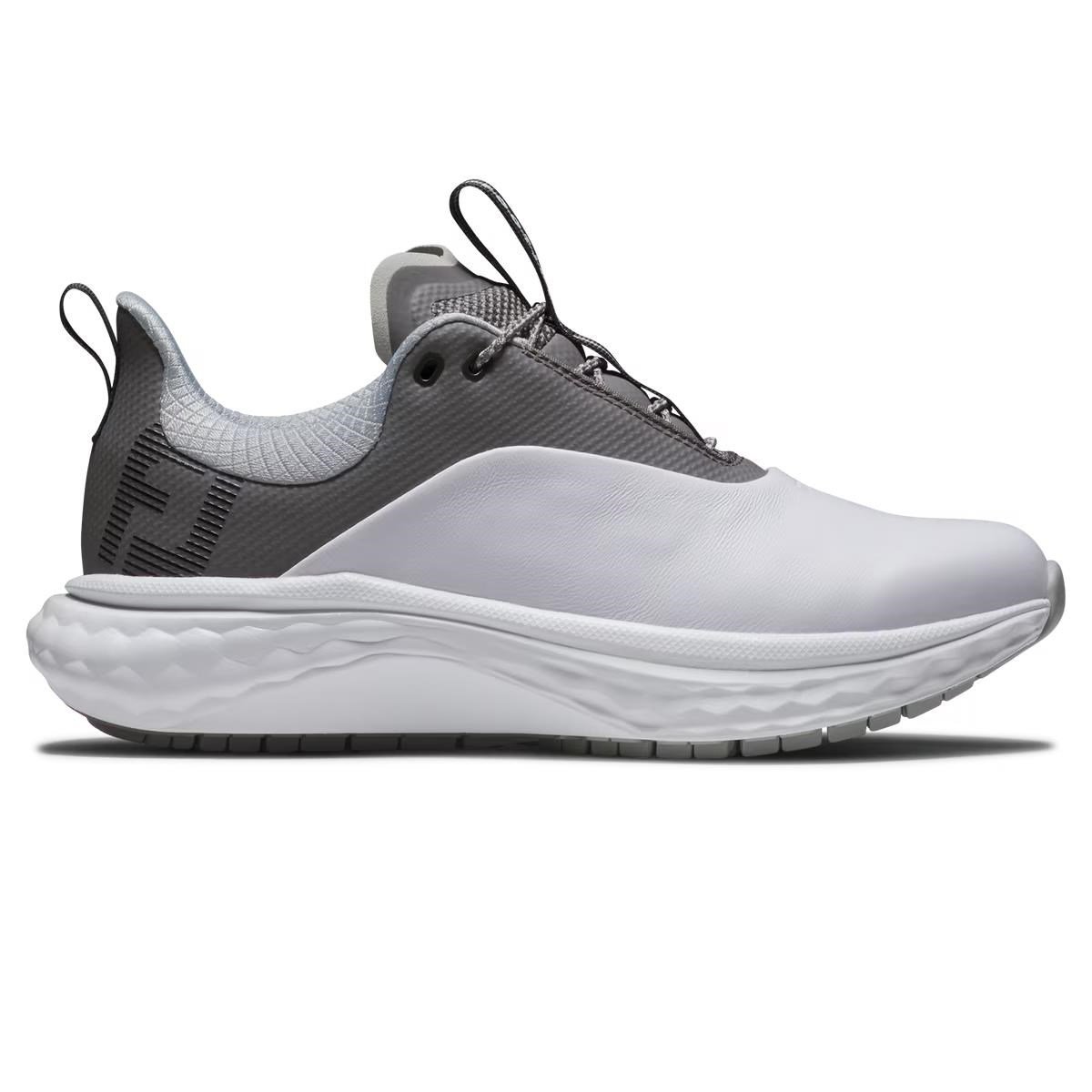FootJoy Quantum Leather dames golfschoenen, wit/grijs