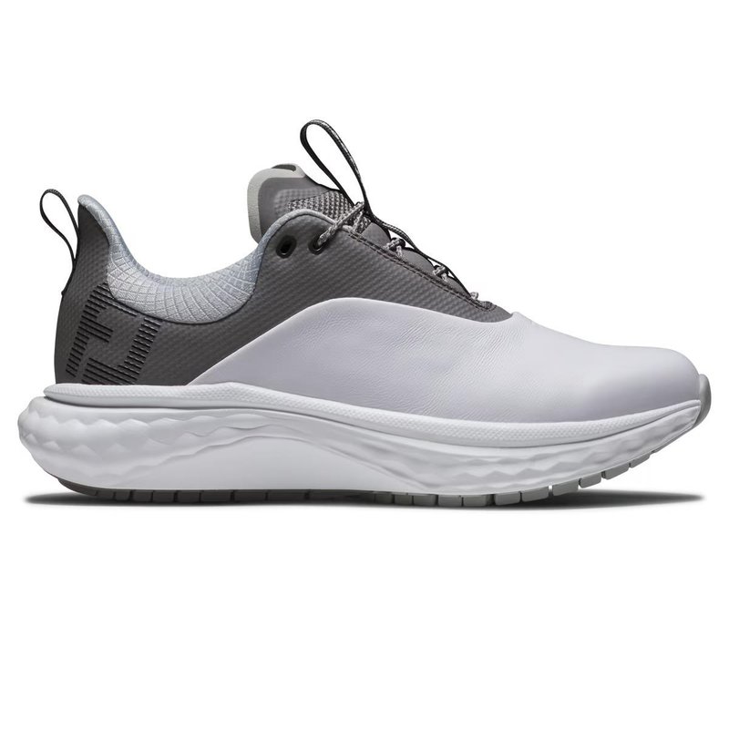 FootJoy Quantum Leather dames golfschoenen, wit/grijs