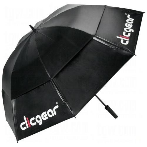 Clicgear Double Canopy golfparaplu 68", zwart