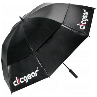 Clicgear Double Canopy golfparaplu 68", zwart