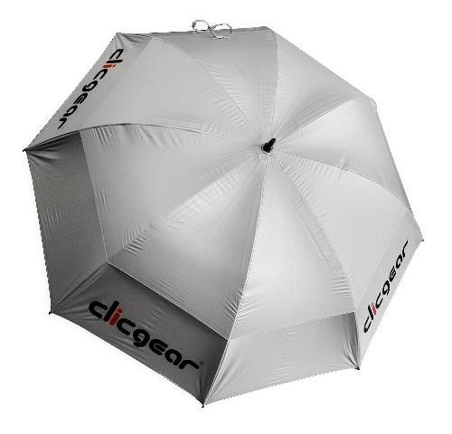Clicgear Double Canopy golfparaplu 68", zilver