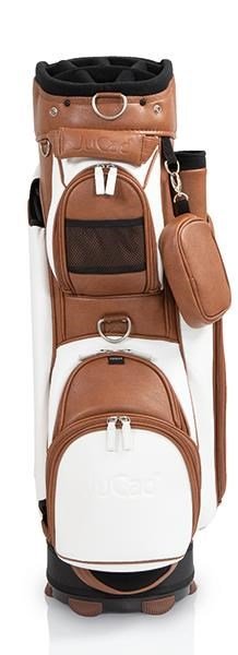JuCad Style cart bag, bruin/wit