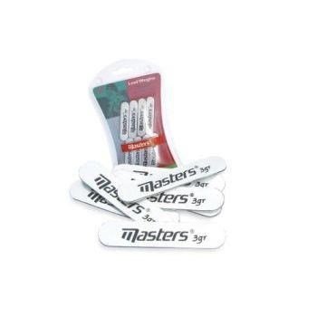 Masters Lead Weights Strips (3g), 8pc