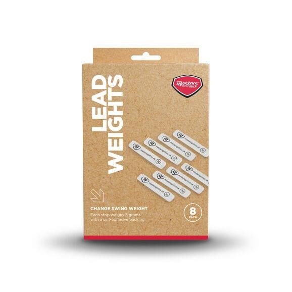 Masters Lead Weights Strips (3g), 8pc