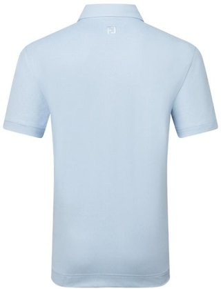 FootJoy Etched Texture Print Lisle heren polo, skyway