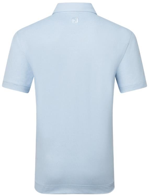 FootJoy Etched Texture Print Lisle heren polo, skyway