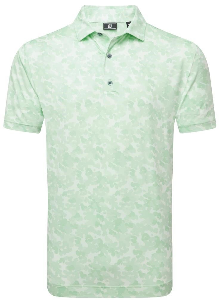 FootJoy Pop Camo Lisle heren polo, pistachio