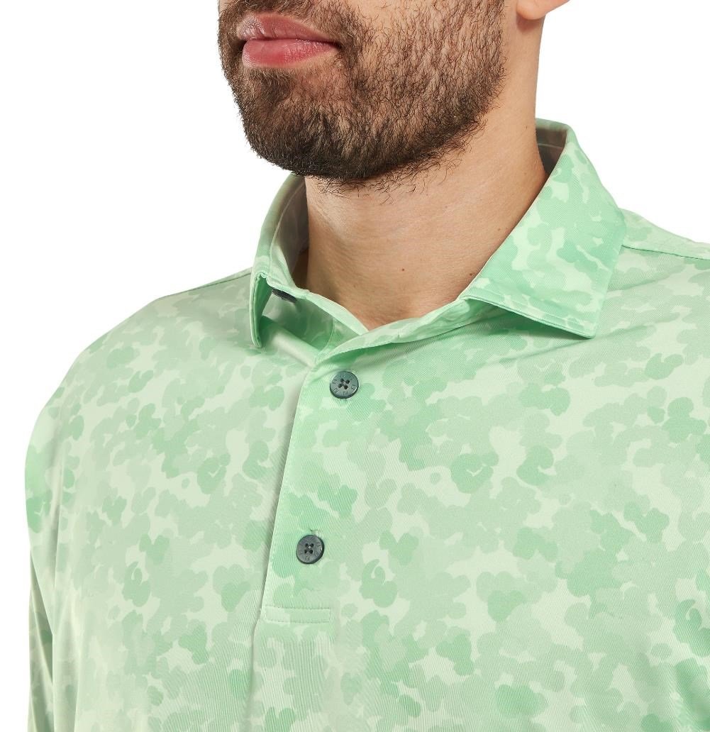 FootJoy Pop Camo Lisle heren polo, pistachio