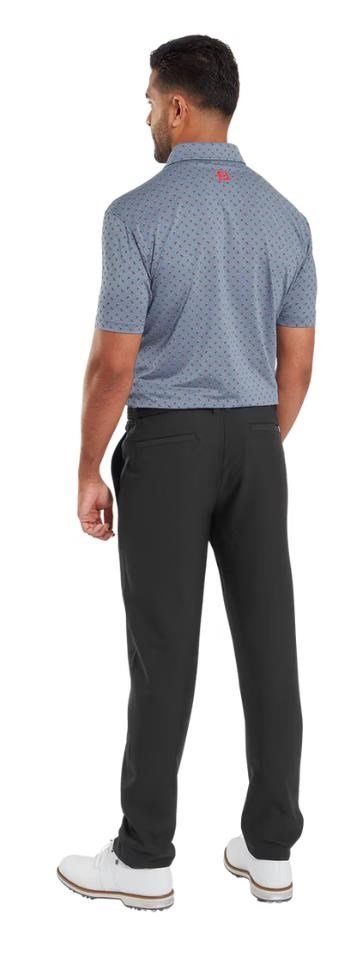 FootJoy Flower Bud Foulard Lisle heren polo, flint