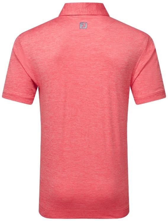 FootJoy Heather Lisle with Trim heren polo, hibiscus heather