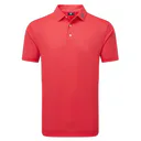 FootJoy Stretch Pique Solid heren polo, hibiscus