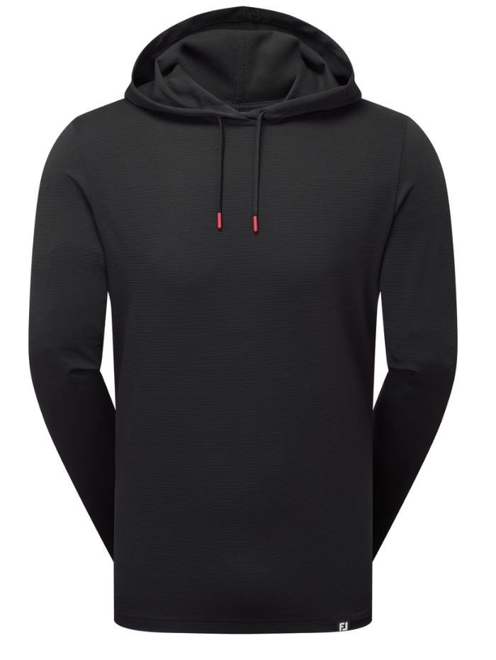 FootJoy Ottoman Jacquard heren hoodie, zwart