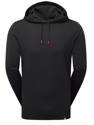 FootJoy Ottoman Jacquard heren hoodie, zwart