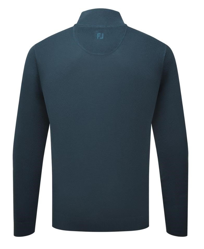 FootJoy Drirelease Button Placket heren sweater, dark denim