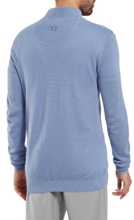 FootJoy Drirelease Button Placket heren sweater, blue jay