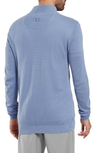 FootJoy Drirelease Button Placket heren sweater, blue jay