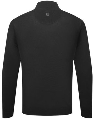 FootJoy Drirelease Button Placket heren sweater, zwart