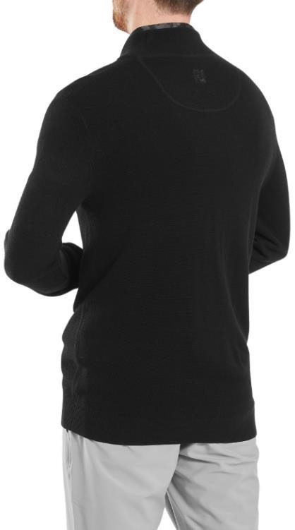 FootJoy Drirelease Button Placket heren sweater, zwart