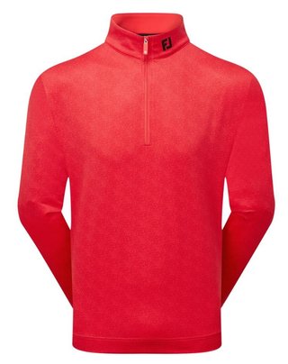 FootJoy Speckle Print Chill-Out heren sweater, hibiscus