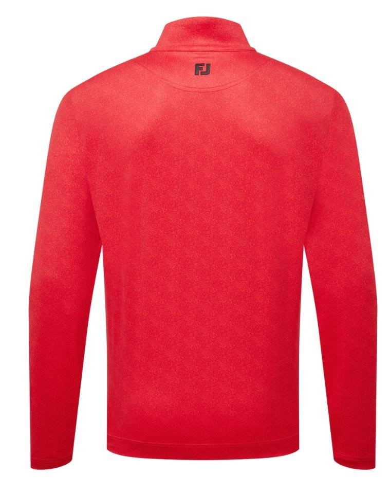 FootJoy Speckle Print Chill-Out heren sweater, hibiscus