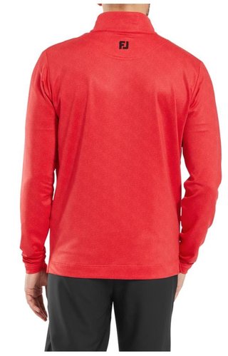 FootJoy Speckle Print Chill-Out heren sweater, hibiscus