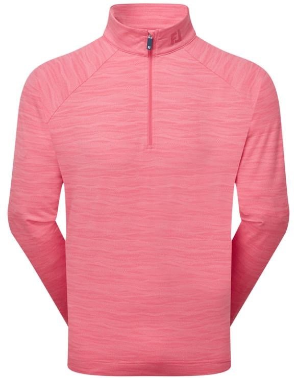 FootJoy Wave Jacquard Chill-Out heren sweatshirt, pink lemonade