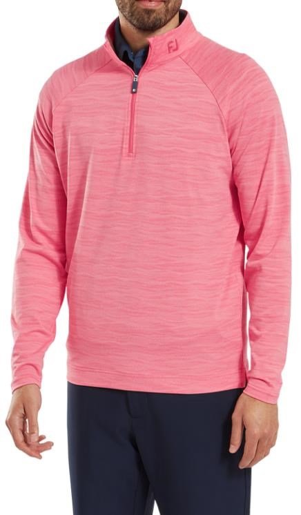 FootJoy Wave Jacquard Chill-Out heren sweatshirt, pink lemonade
