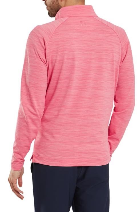 FootJoy Wave Jacquard Chill-Out heren sweatshirt, pink lemonade