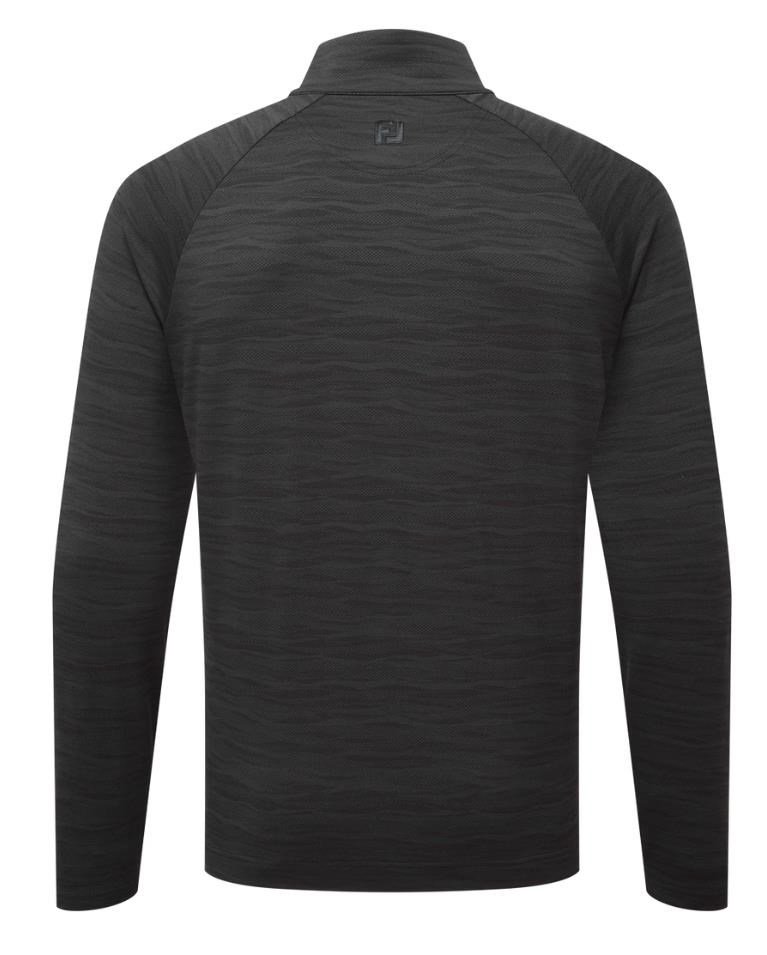 FootJoy Wave Jacquard Chill-Out heren sweatshirt, zwart