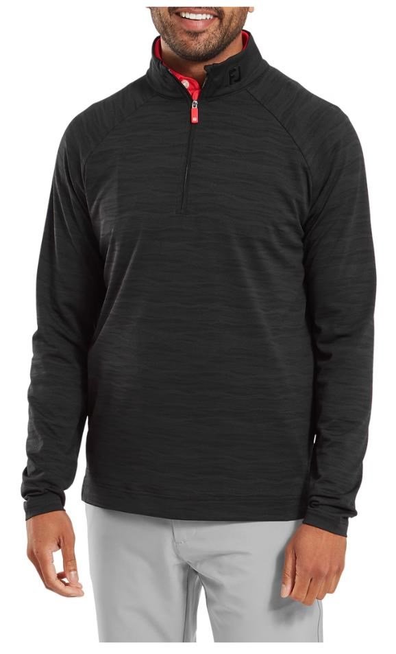 FootJoy Wave Jacquard Chill-Out heren sweatshirt, zwart