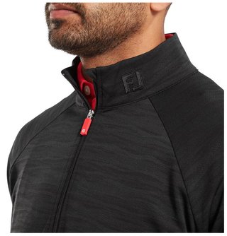 FootJoy Wave Jacquard Chill-Out heren sweatshirt, zwart