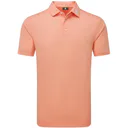 FootJoy Stretch Pique Solid heren polo, papaya