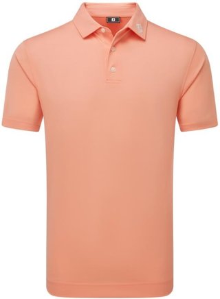 FootJoy Stretch Pique Solid heren polo, papaya