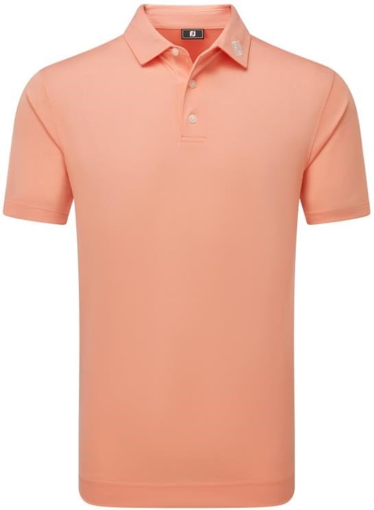 FootJoy Stretch Pique Solid heren polo, papaya