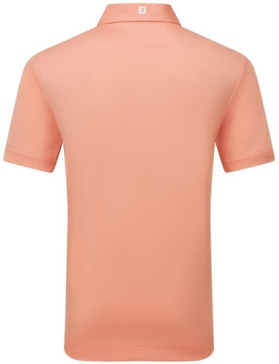 FootJoy Stretch Pique Solid heren polo, papaya