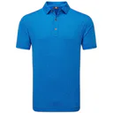 FootJoy Painted Floral Lisle heren polo, cobalt