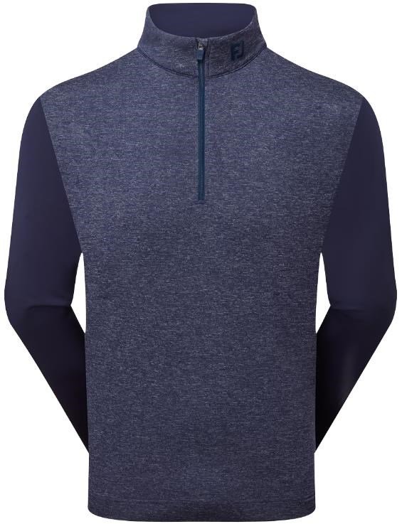 FootJoy Tonal Heather Chill-Out heren sweater, navy