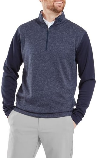 FootJoy Tonal Heather Chill-Out heren sweater, navy