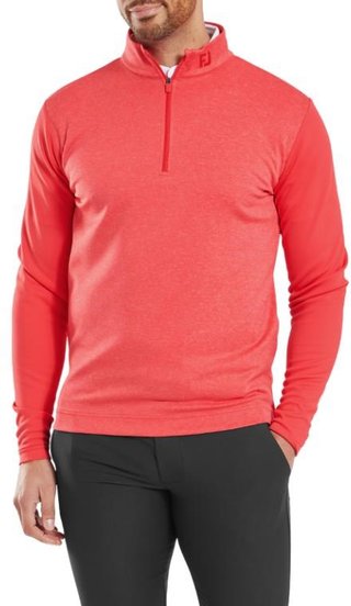 FootJoy Tonal Heather Chill-Out heren sweater, hibiscus