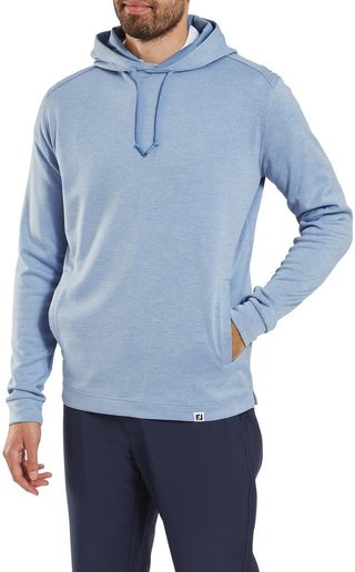 FootJoy Lightweight Hoodie heren sweatshirt, heather blue jay