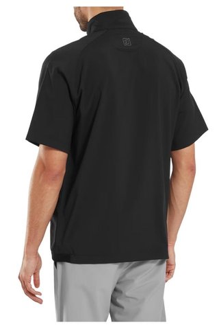 FootJoy Zephyr Short Sleeve Windshirt heren jack, zwart