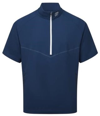 FootJoy Zephyr Short Sleeve Windshirt heren jack, navy