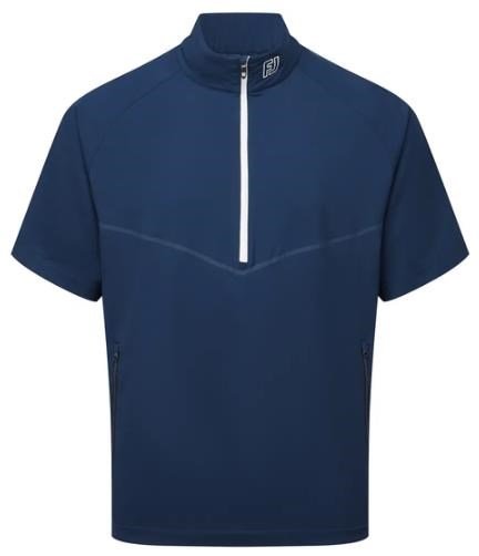 FootJoy Zephyr Short Sleeve Windshirt heren jack, navy