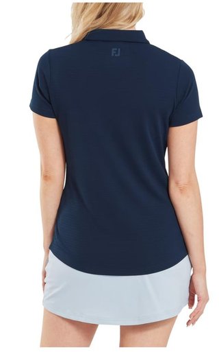 FootJoy Jacquard SS dames polo, navy
