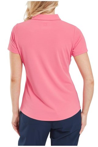 FootJoy Jacquard SS dames polo, pink lemonade