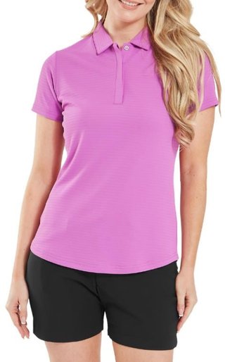 FootJoy Jacquard SS dames polo, berry