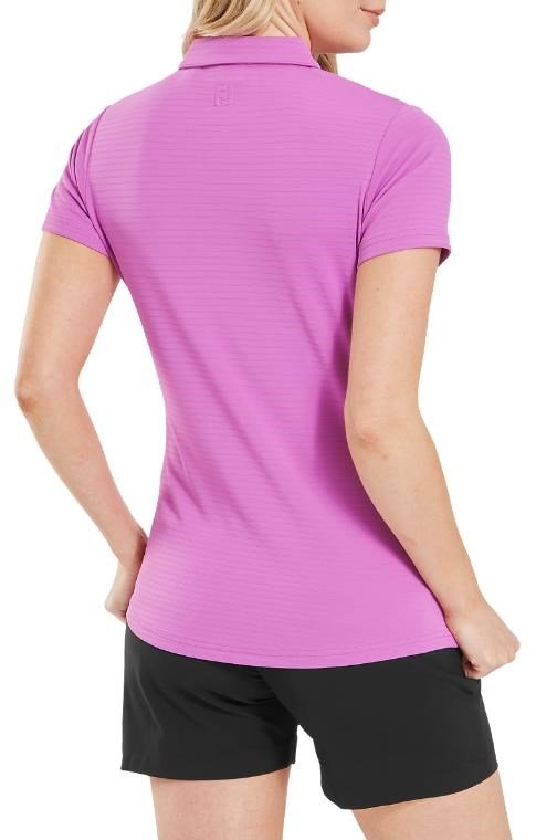 FootJoy Jacquard SS dames polo, berry